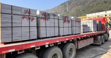 贵港 芝麻灰地铺石出货日常