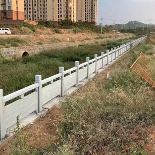 贵港 白麻河道栏杆效果展示图