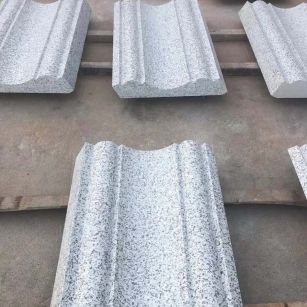 贵港 白麻花岗岩光面别墅线条