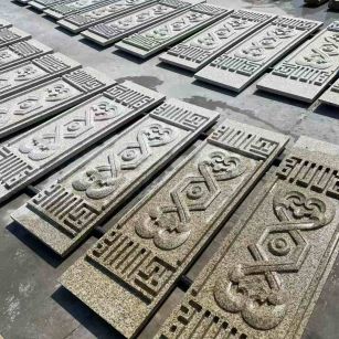 贵港 黄金麻花岗岩外墙雕刻板