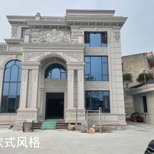 贵港 白麻花岗岩别墅外墙干挂