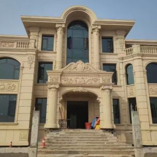 贵港 黄金麻花岗岩别墅外墙干挂