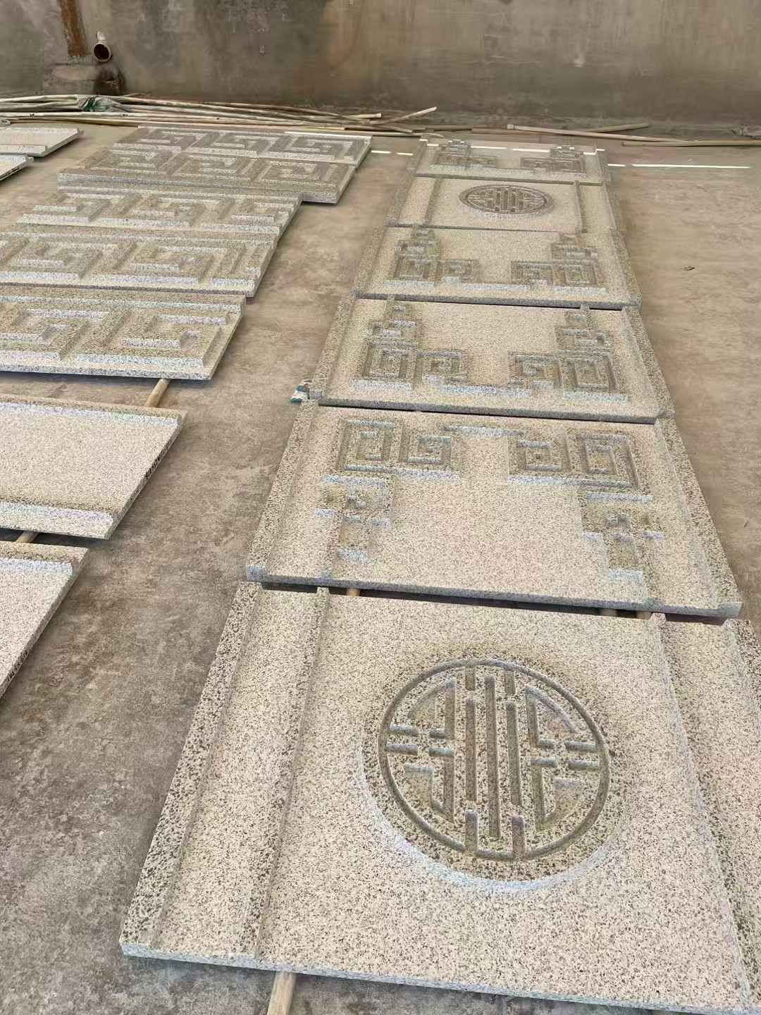 贵港 白麻花岗岩外墙立面雕刻板