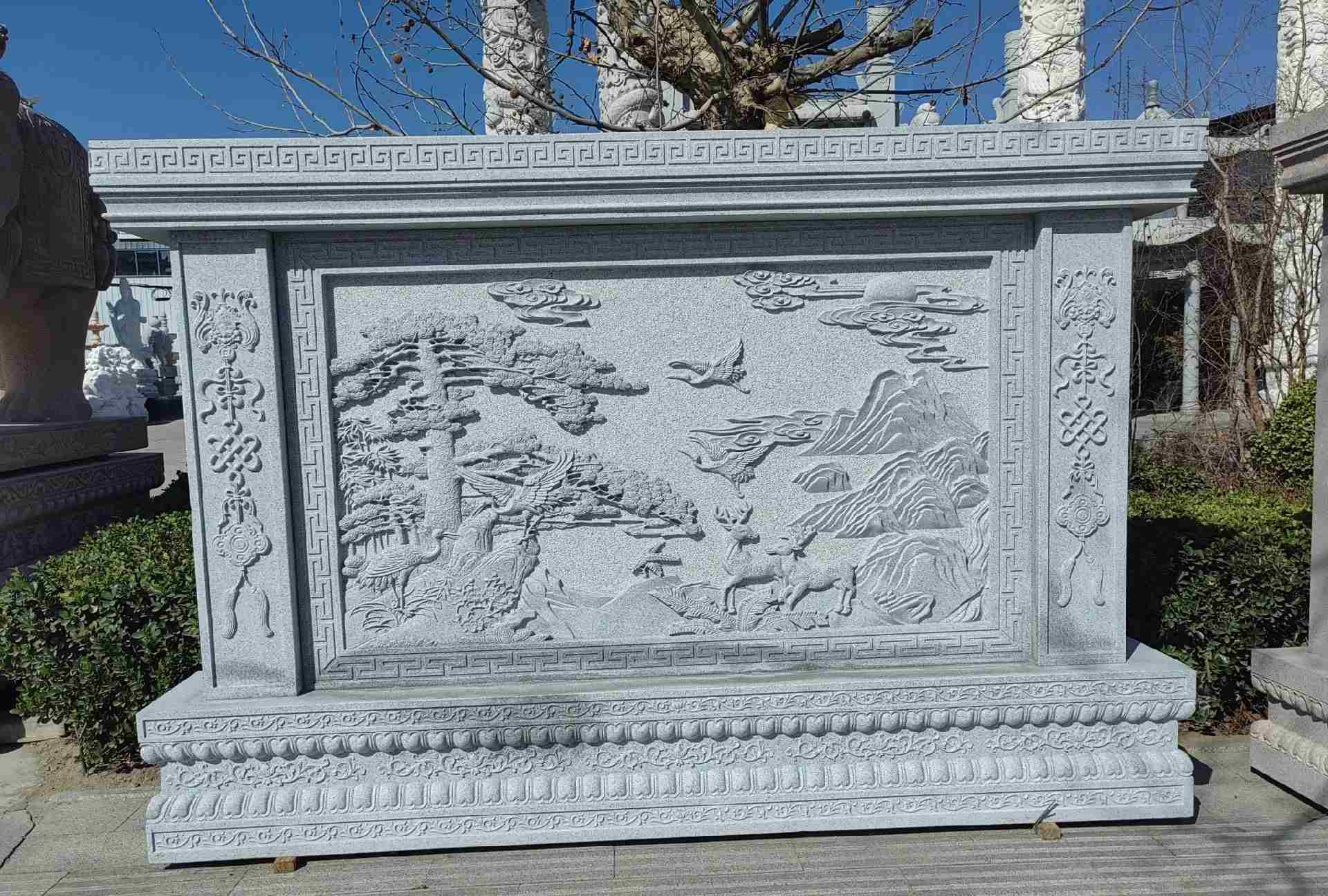 贵港 芝麻白大型照壁，屏风，影壁