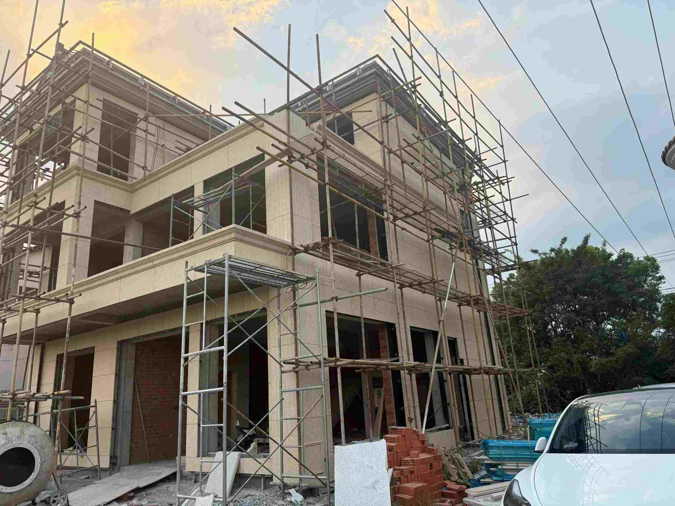 贵港 黄金麻荔枝面花岗岩外墙干挂