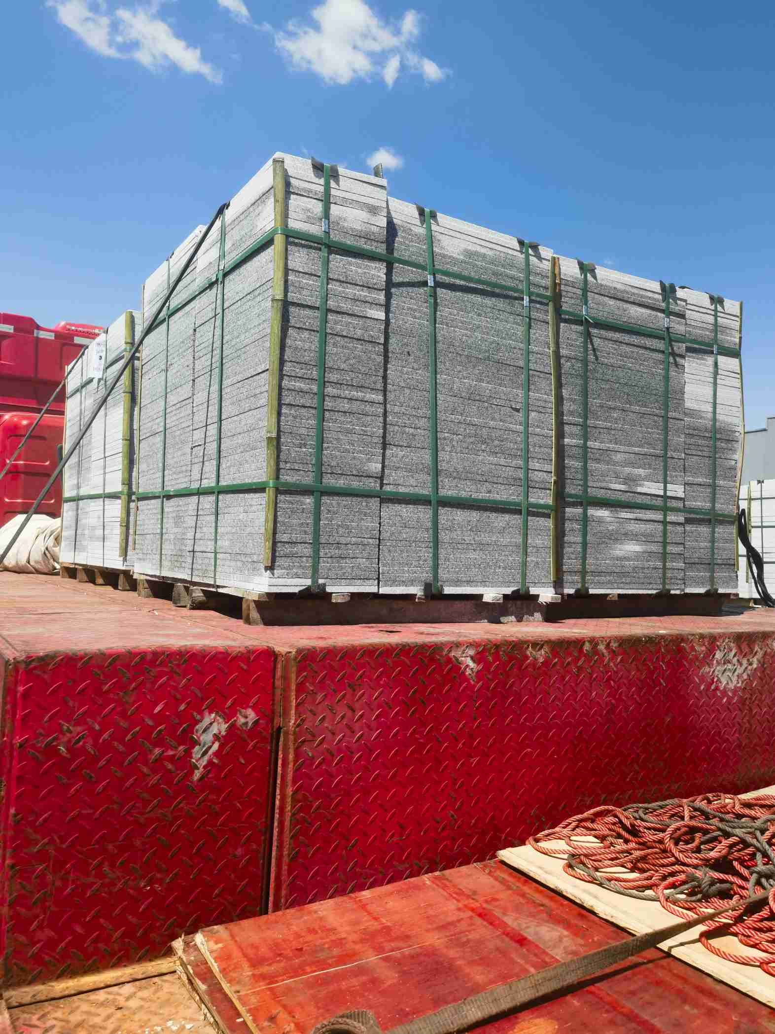 贵港 芝麻白火烧规格板地铺石300*600/600*600